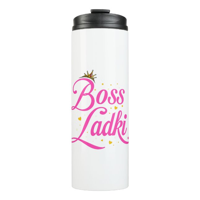 Desi Housewärming Geschenk, südasiatische Wohngest Thermosbecher (Vorderseite)