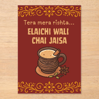 Desi Indian Pakistani Wedding Mehndi Food Sign Acryleinladungen