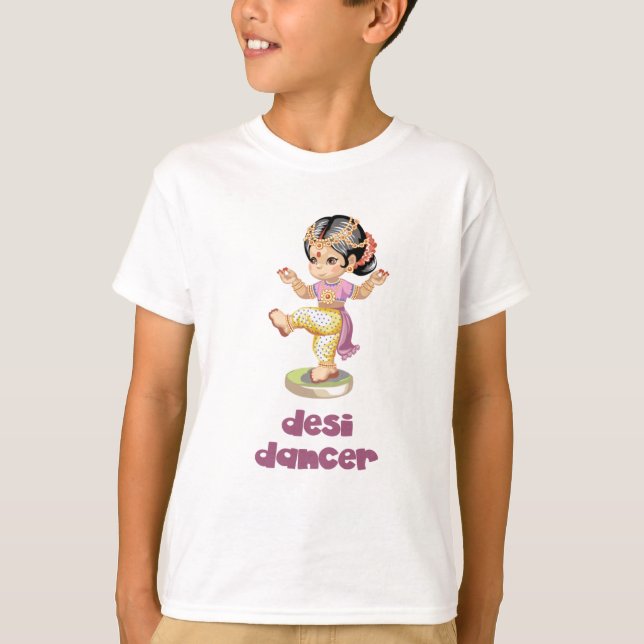 Desi Tänzer lila T-Shirt (Vorderseite)