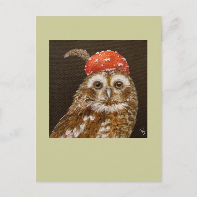 Desi the owlet postcard postkarte (Vorderseite)
