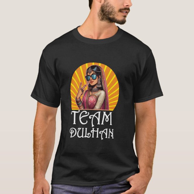 Desi Wedding Bride Accessory Südasien Shaadi Te T-Shirt (Vorderseite)
