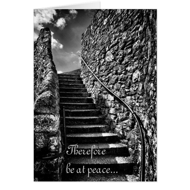 Desiderata Be At Peace notelet / card (Vorne)