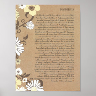 DESIDERATA - Bio Läden Poster