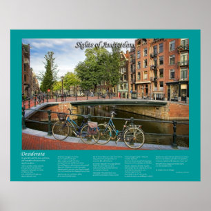 Desiderata - Canal Crossing and Bikes Poster