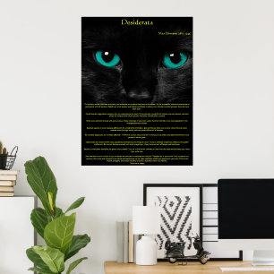 Desiderata Cat Eyes Posters Poster