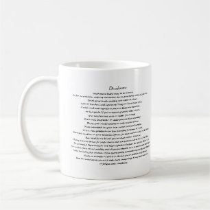 DESIDERATA CUSTOM-TASSE KAFFEETASSE