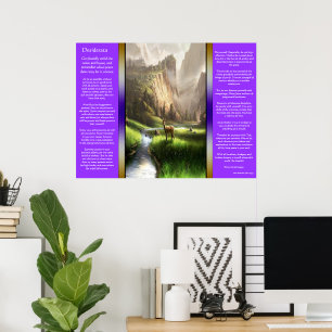 Desiderata Deer Valley Posters Poster