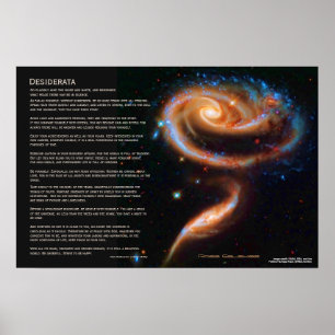 Desiderata - Die Rose Galaxien, Arp 273 Poster
