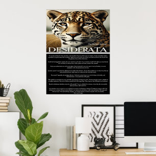 Desiderata: Ein Moment der Reflektion Poster