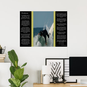 Desiderata Falling Surfer Posters Poster
