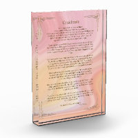 Desiderata Gedicht von Max Ehrmann Poster