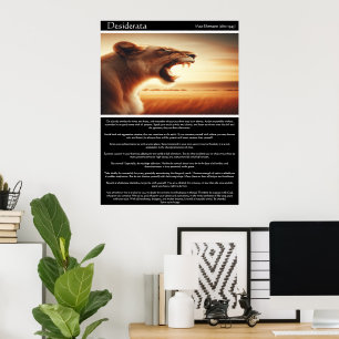 Desiderata: Königin der goldenen Stunde Poster