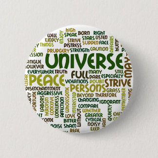 Desiderata-motivierend Gedicht fasst Button