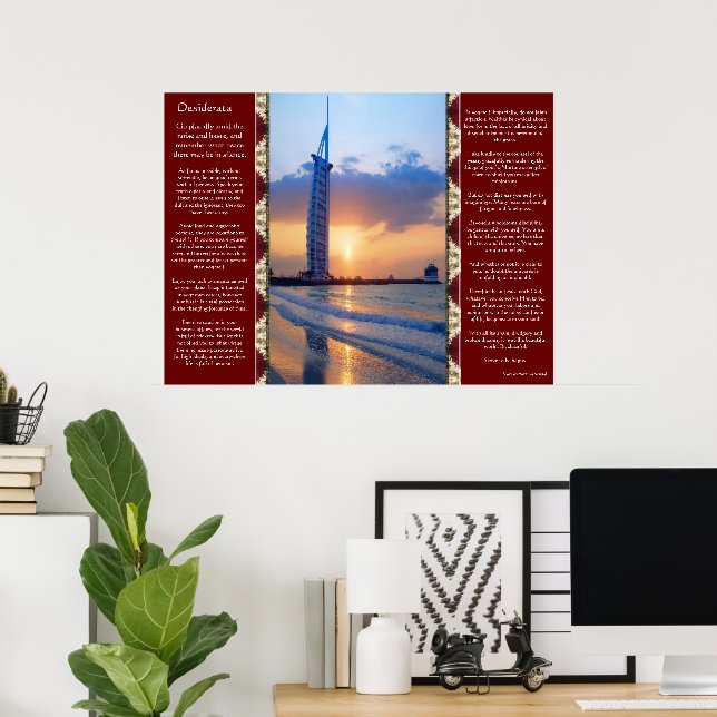 Desiderata Ocean Sky Scape Posters Poster (Heimbüro)