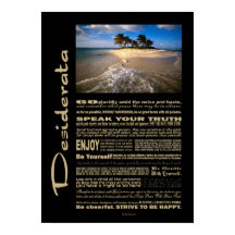 Desiderata Poem Small Solitary Island