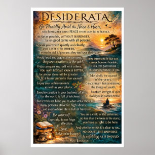 Desiderata poster