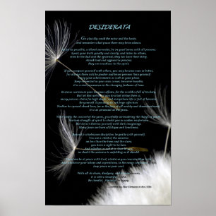 Desiderata Poster