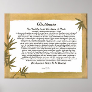 Desiderata Poster 11x14 & other sizes too!