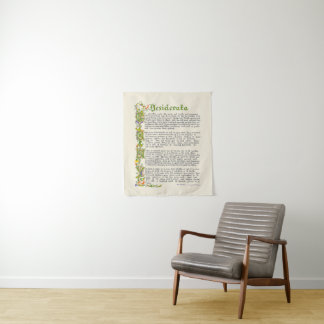 Desiderata Prose von Herrn Ehrmann Wandteppich