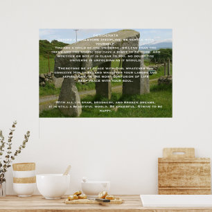 DESIDERATA Stone Posters Poster