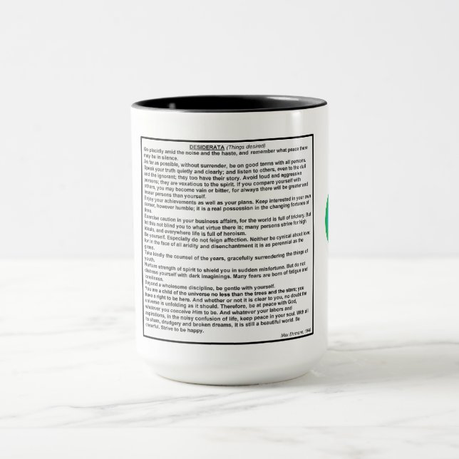 DESIDERATA-Tasse Tasse (Zentrum)