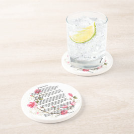 Desiderata von Max Ehrmann Getränkeuntersetzer