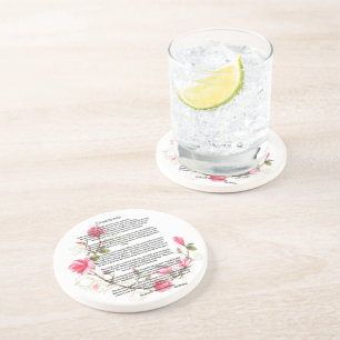 Desiderata von Max Ehrmann Getränkeuntersetzer