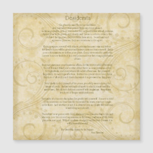 Desiderata von Max Ehrmann Magnet