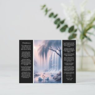Desiderata Wasserfall: Pastel Light Peace Postkarte