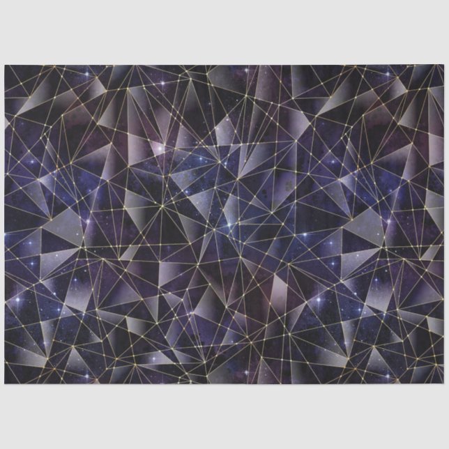 Design 14-Blatt Papier der Kristallreihe um Mitter (Vorderseite)