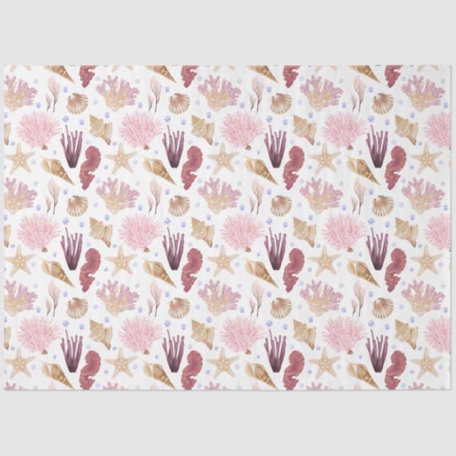 Design 15 Gewebe der maritimen Life-Serie Seidenpapier (Vorderseite)