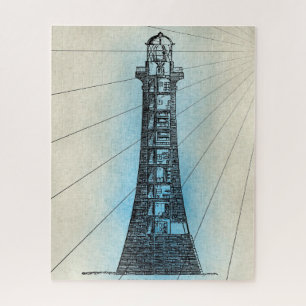 Design-19-Gewebepapier der Serie Nautic Puzzle