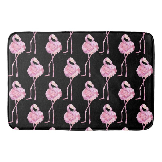 Design 3 Bath Mat von Zender Flamingo Badematte (Vorderseite)