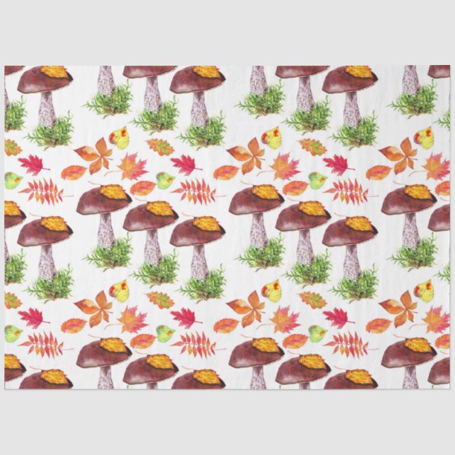 Design 3 der Fall Leaf Serie Seidenpapier (Vorderseite)