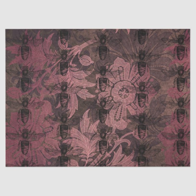 Design 54 der Queen Bee Series Seidenpapier (Vorderseite)