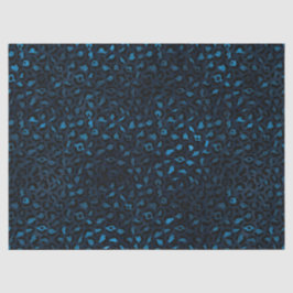 Design-5-Papiertücher der Blue Leopard Serie Seidenpapier