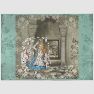 Design 60 einer anderen Alice im Wunderland Seidenpapier