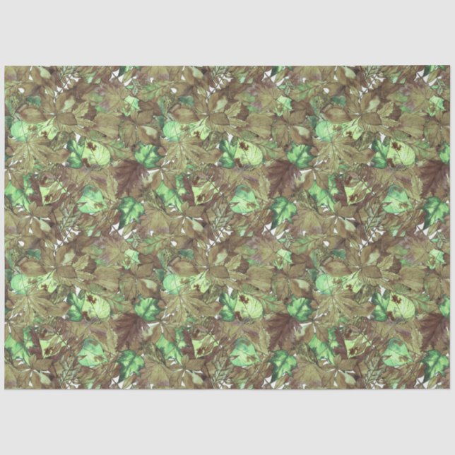Design 6 der Fall Leaf Serie Seidenpapier (Vorderseite)