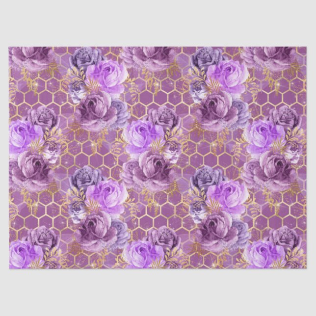 Design 6-Gewebe der Queen Bee Serie Seidenpapier (Vorderseite)