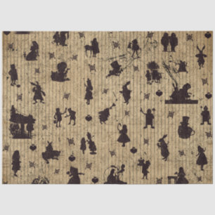 Design 70 einer anderen Alice im Wunderland Seidenpapier