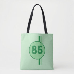 Design 85 in Grün auf Minzgrün mit Streifen