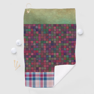 Design Art Golfing Pattern Schicksal der Kunst Golfhandtuch