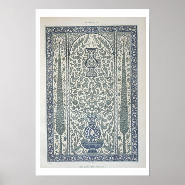 Design aus der Moschee von Ibrahym Agha, aus "Arab Poster (Vorne)