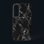 Design aus schwarzem Marmor Samsung Galaxy Hülle<br><div class="desc">Trendy Black Marble Stone</div>