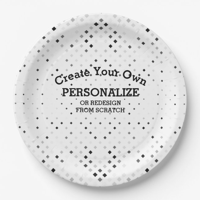 Design aus Scratch - Pappteller (Vorderseite)