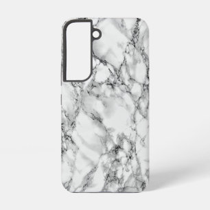Design aus weißem Marmor Samsung Galaxy Hülle