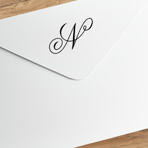 Design bearbeiten, um das elegante Großbuchstaben- Gummistempel