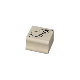 Design bearbeiten, um das elegante, großgeschriebe gummistempel