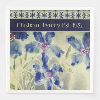 Design-Bereich für dekorative Typografie Serviette