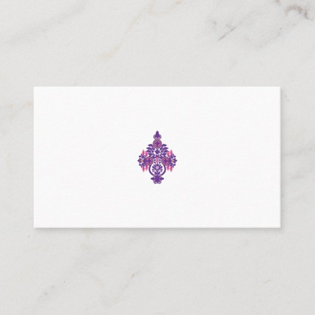 Design Beruflicher Visitenkarten Visitenkarte (Vorderseite)